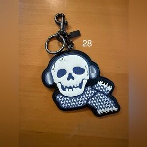 Coach Blue Skeleton Bag Charm. (28)